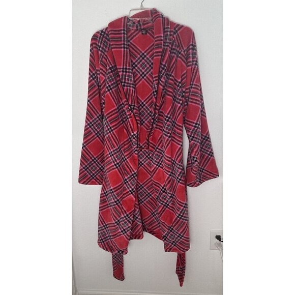 Victoria's Secret Cozy Plush Bath Robe M/L Pockets Valentine's Day Christmas Y2K - Picture 8 of 8
